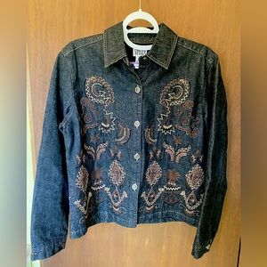 SUMMER SALE Chico’s Design Denim Jacket